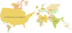 World Phone Calls Map